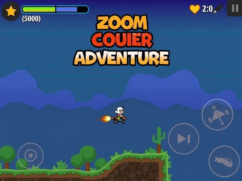 Zoom Courier Adventure Gameplay Screenshot